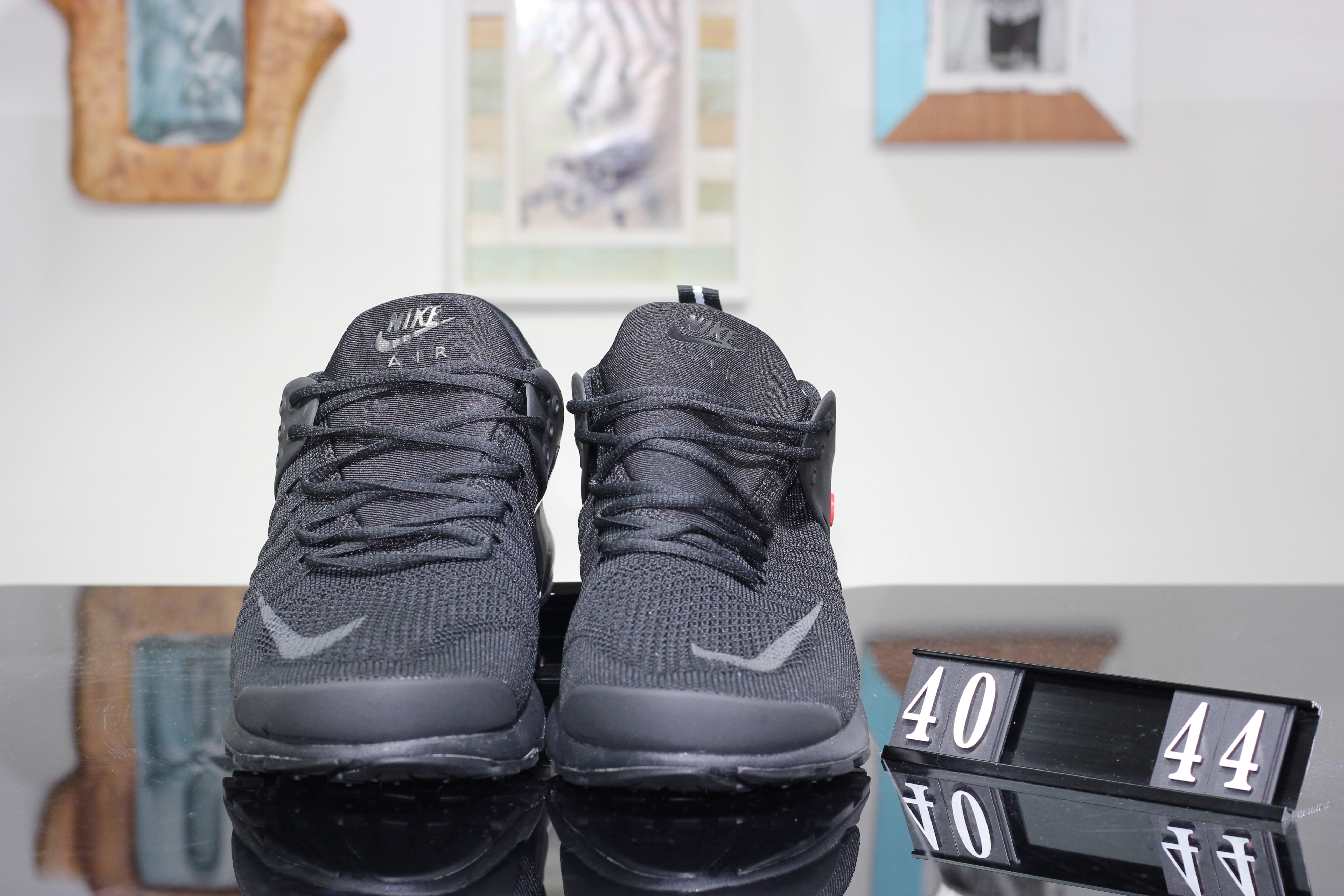 Nike Air Presto V All Black Shoes - Click Image to Close